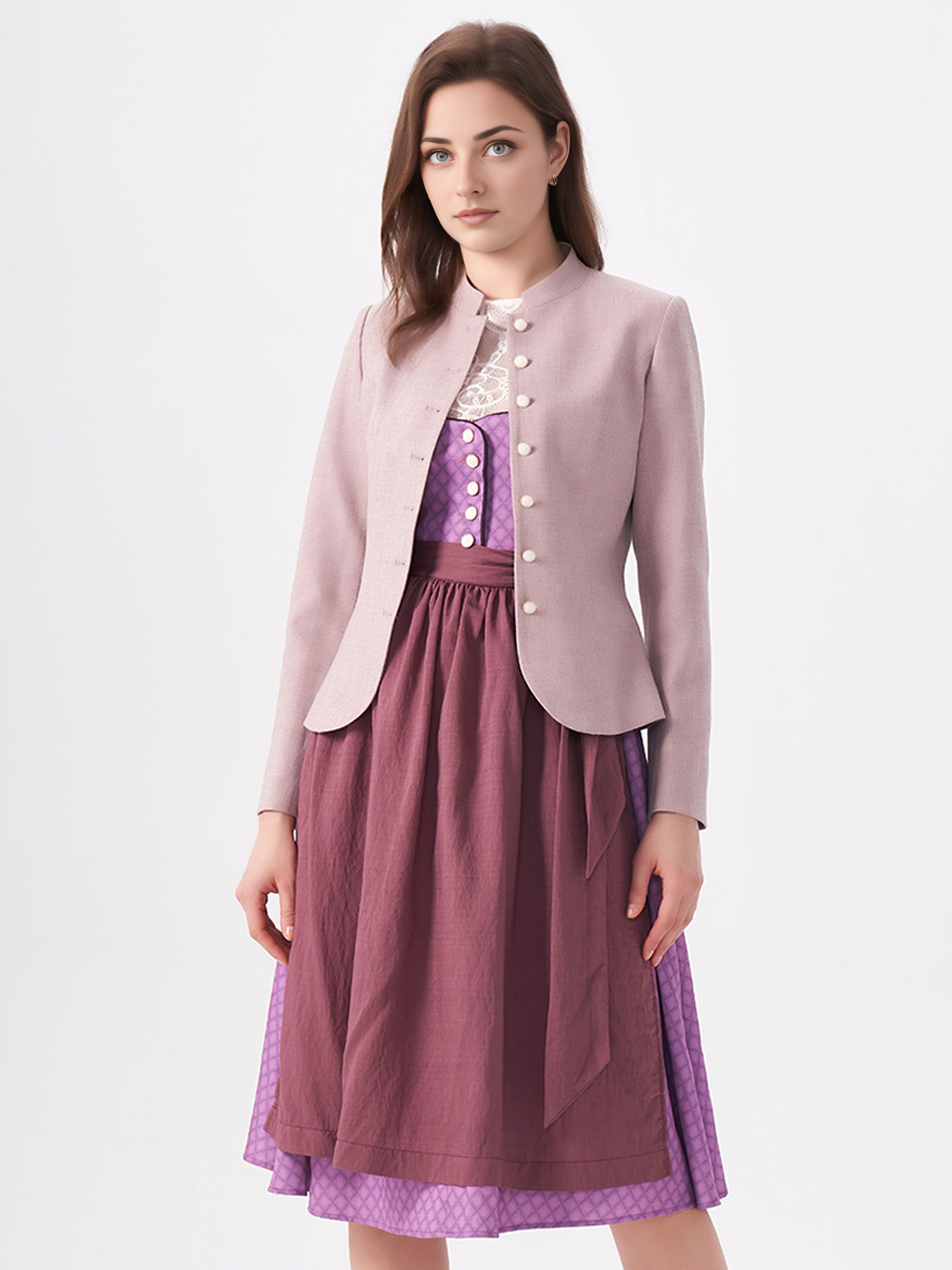 Dirndl in Lila – eleganter Look für festliche Anlässe