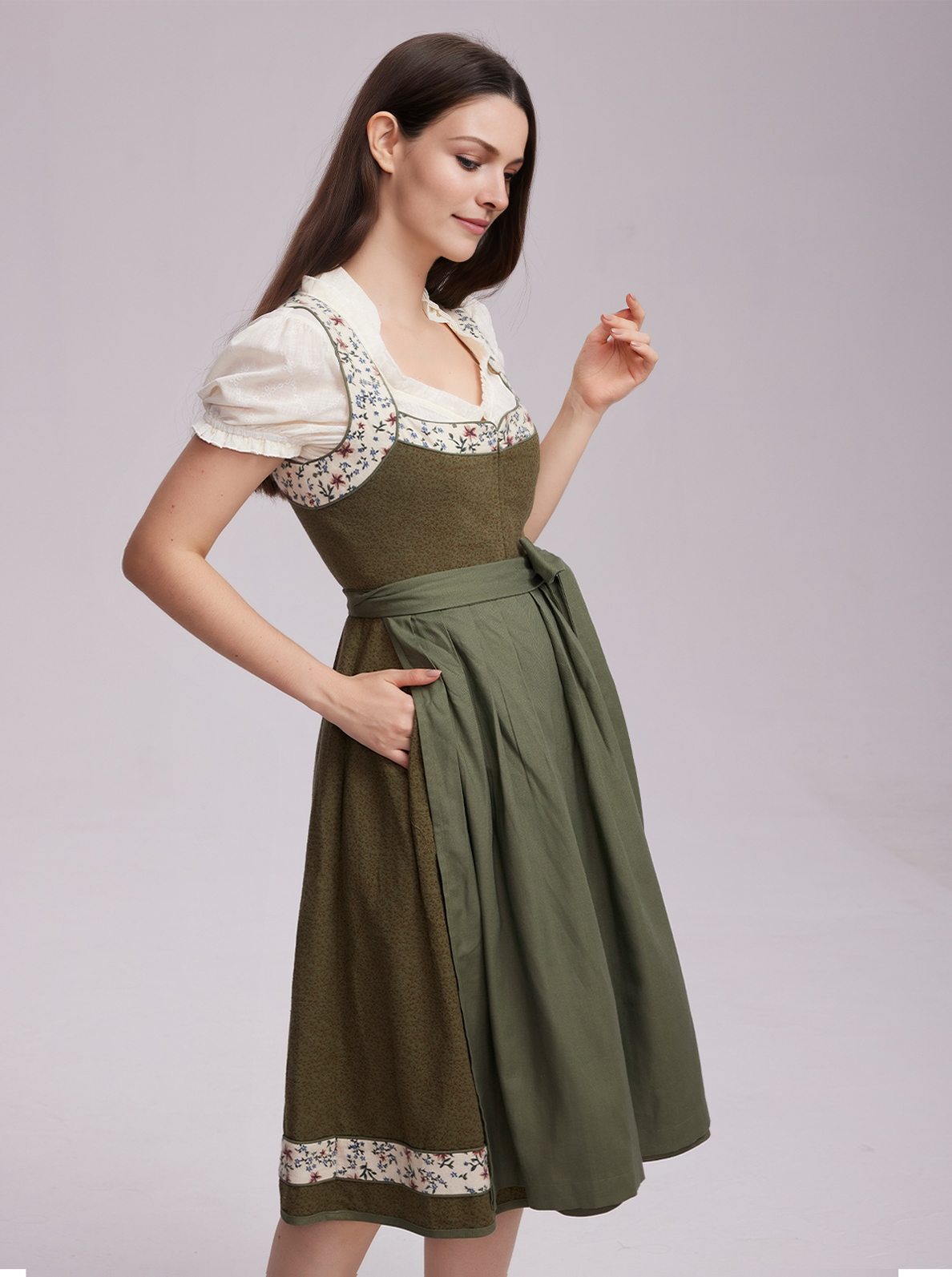 Dirndl in Grün – Eleganz trifft Tradition