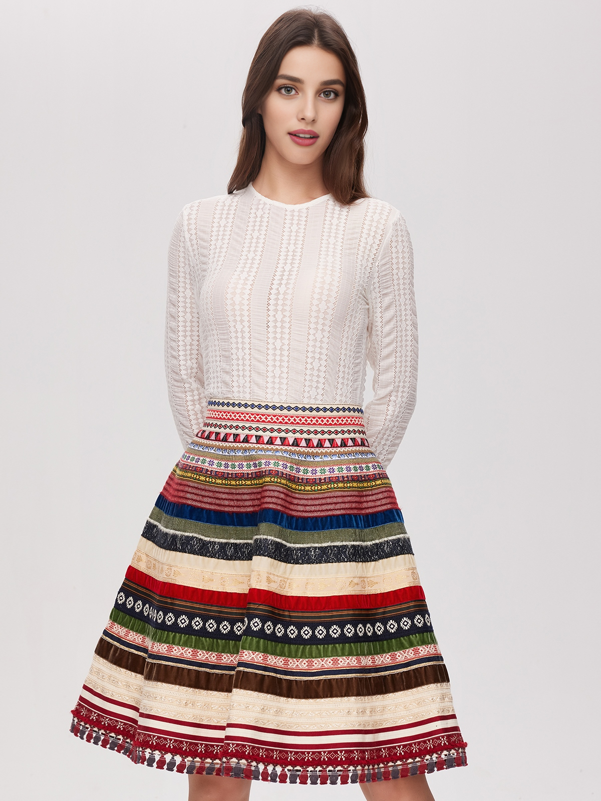 Dirndl Altrosa in eleganter Ausführung
