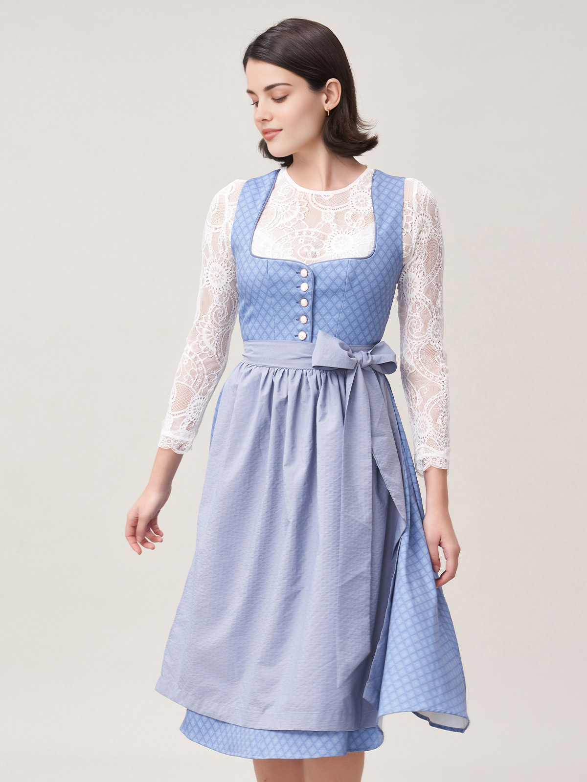 Dirndl in Blau
