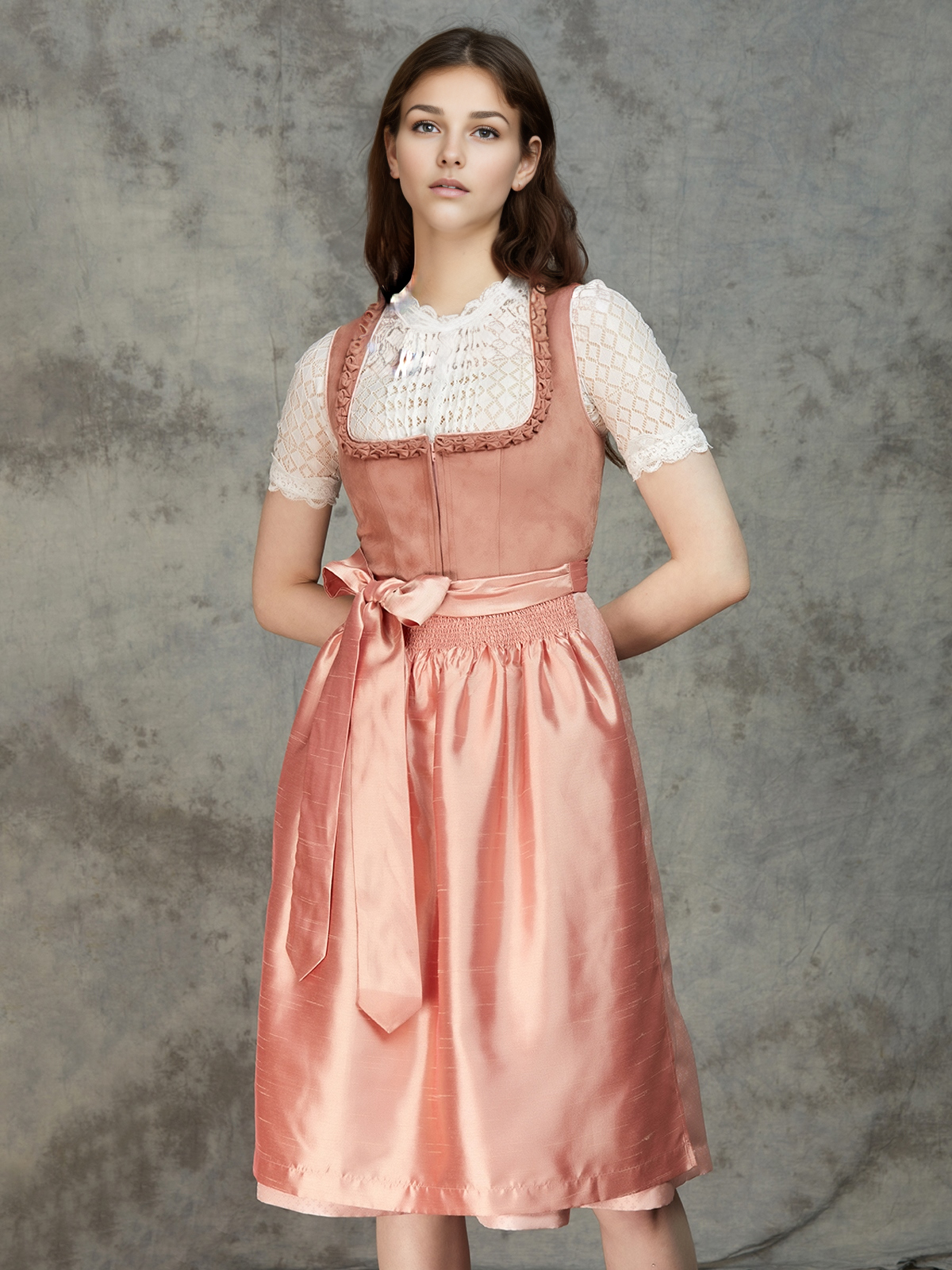 Dirndl Mann in Rosa