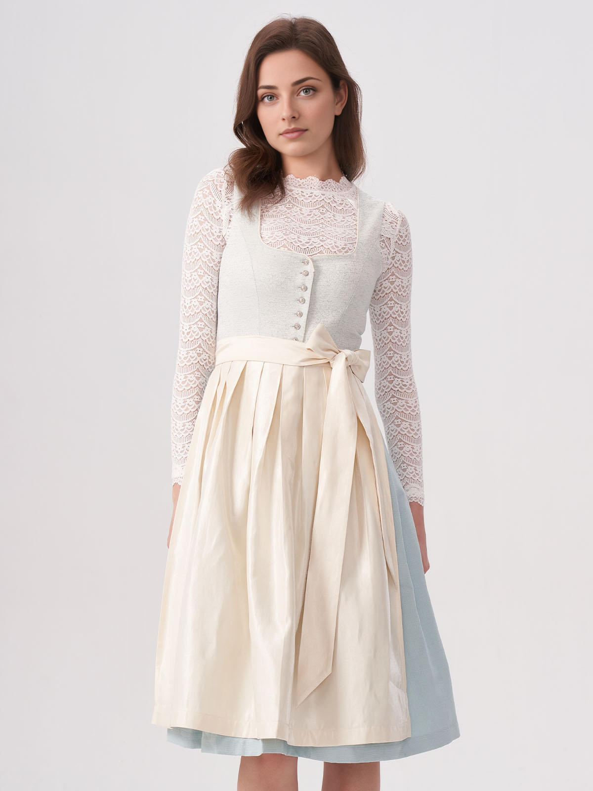 Traditionelles Dirndl in Blau