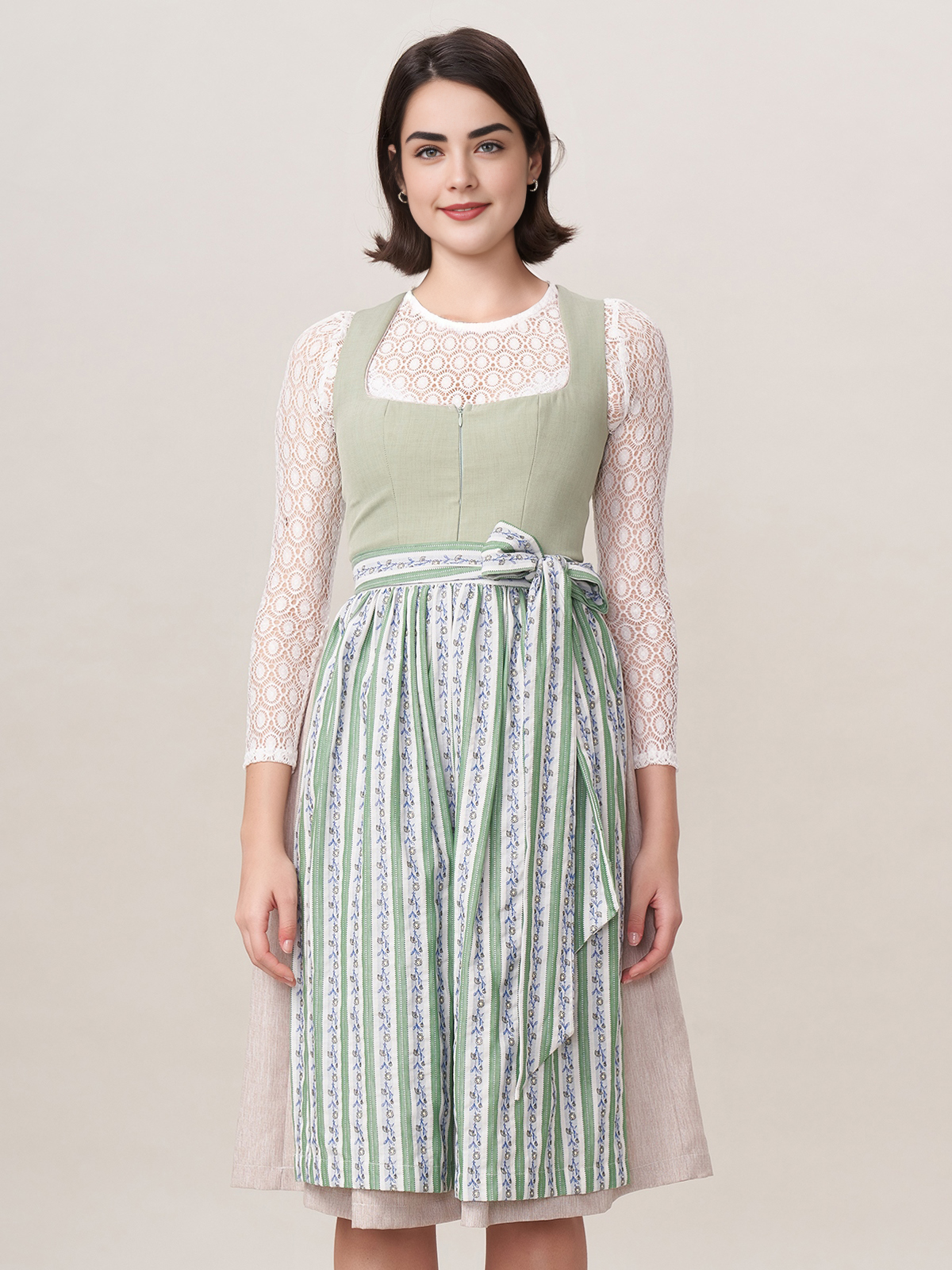Dirndl in Grün – ein Beispiel für moderne Trachtenmode